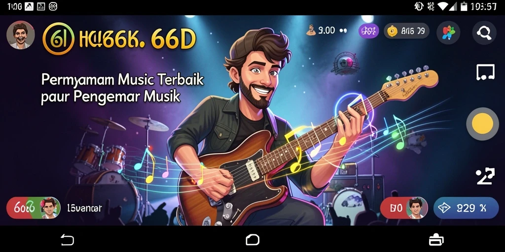 Tampilan gameplay 66D yang seru dan interaktif.