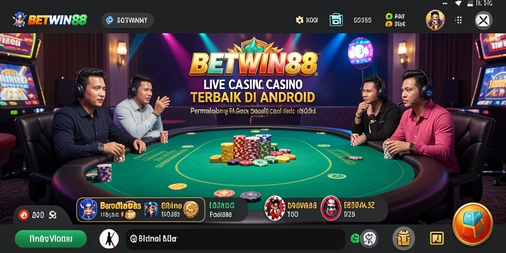 Tampilan gameplay Live Casino di BETWIN88 yang menarik dan interaktif.