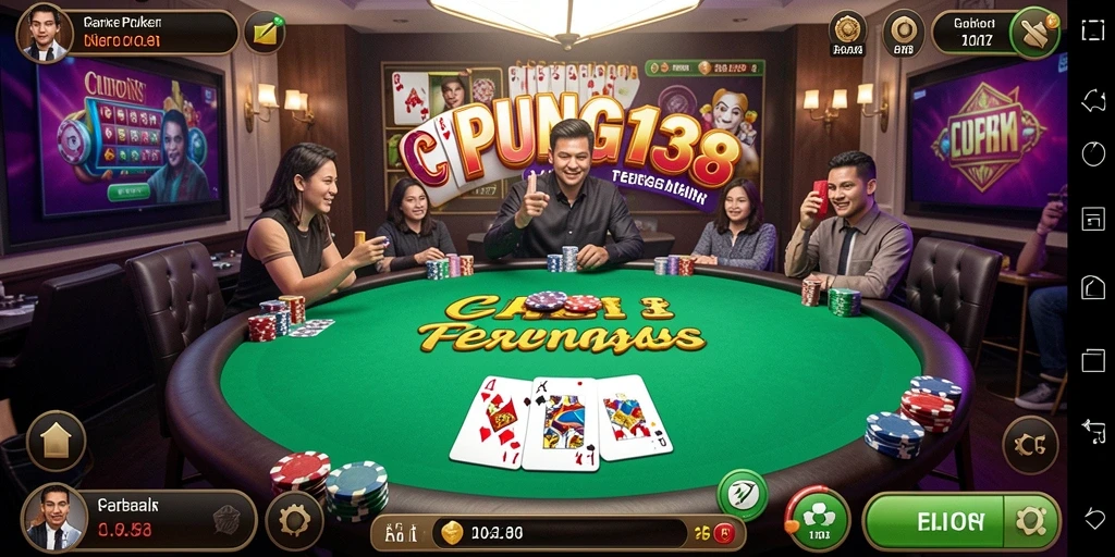 Screenshot utama CIPUNG138 menampilkan gameplay Poker yang seru dan interaktif.