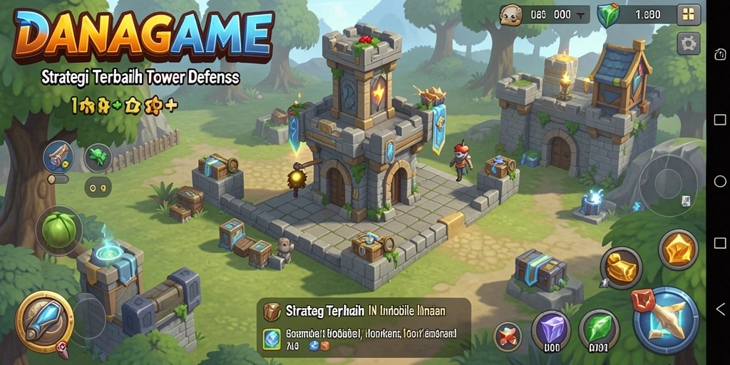 Tangkapan layar menunjukkan aksi gameplay yang mendebarkan di DANAGAME.