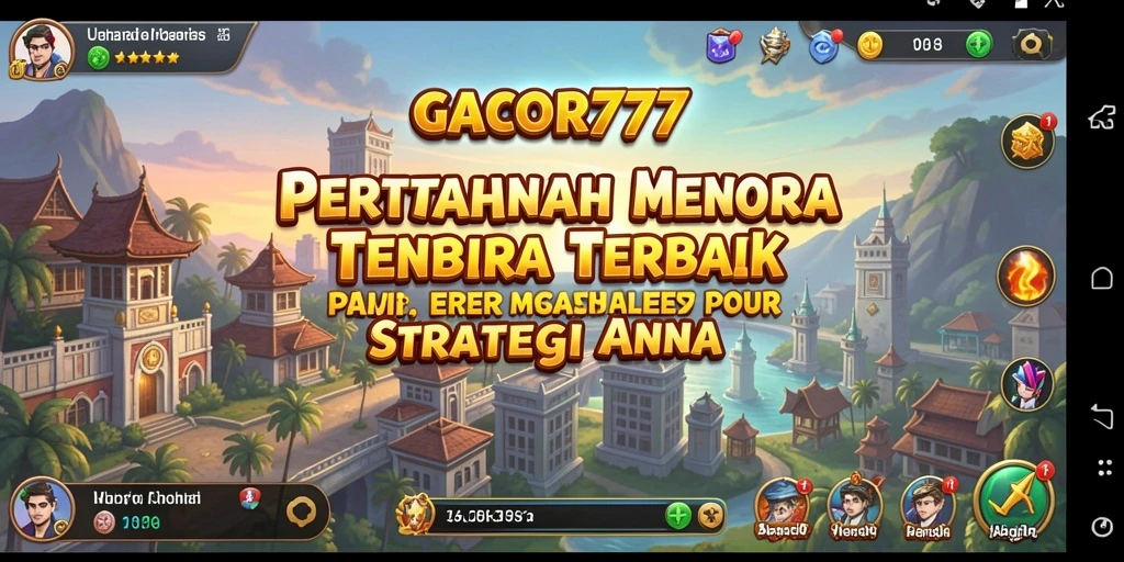 Gameplay seru GACOR777 dalam pertahanan menara.