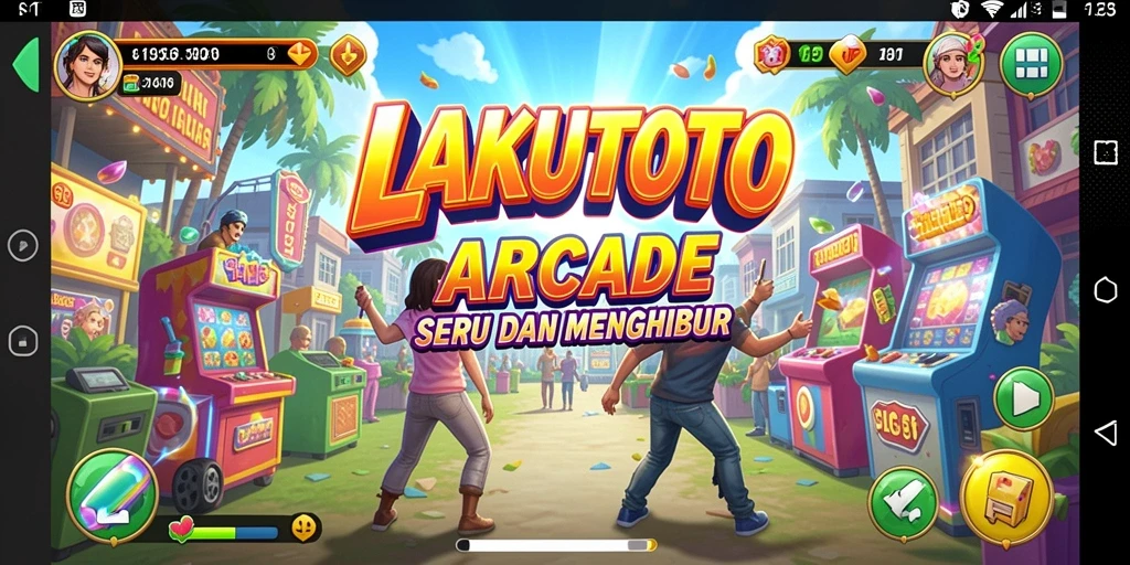 Tampilan gameplay seru LAKUTOTO dengan grafis yang memukau.