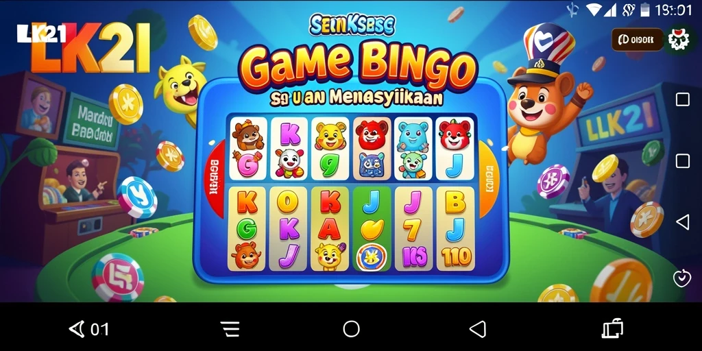 Screenshot gameplay LK21 menampilkan keseruan bermain Bingo.
