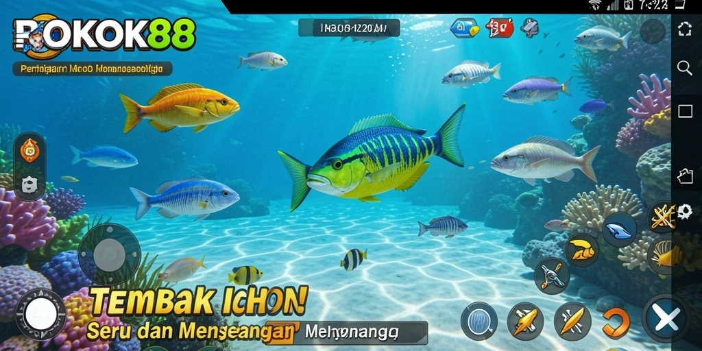 Tampilan gameplay ROKOK88 yang seru dan penuh aksi.