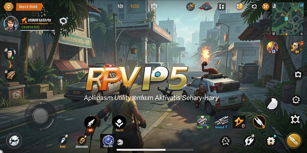 Tampilan aplikasi RPVIP5 dengan berbagai fitur Utility.