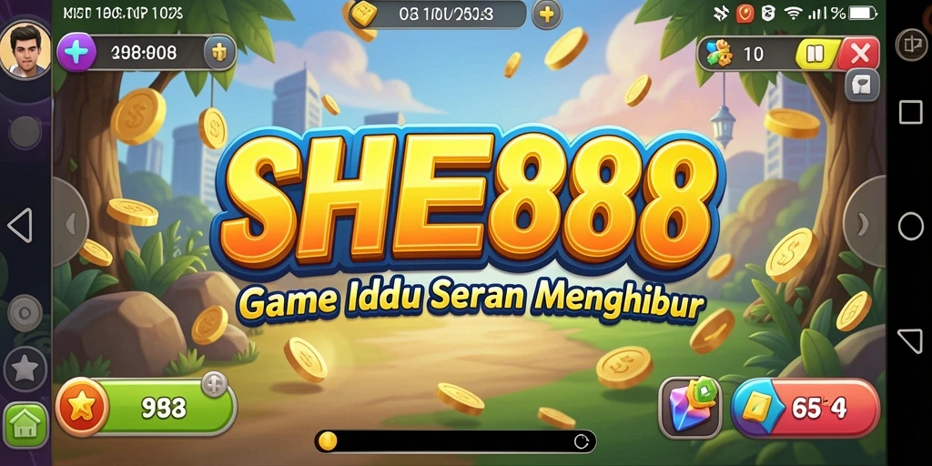 Tampilan gameplay SHE888 yang menarik dan menghibur.