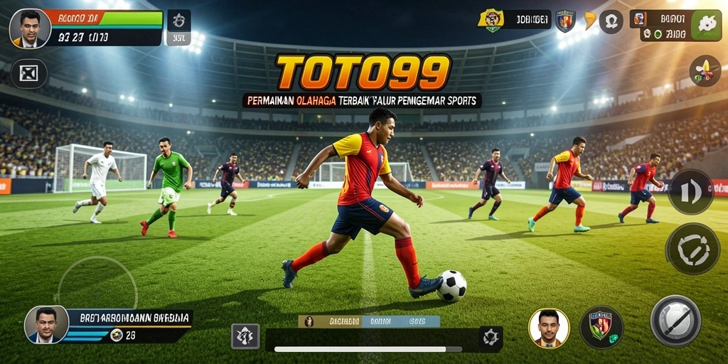 Tampilan antarmuka TOTO99 yang menarik saat bermain taruhan olahraga.